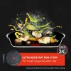 TEFAL Katlu komplekts, 4 gab. | L7649453 Ingenio Ultimate | 16/18/20 cm | Alumīnijs | Melns