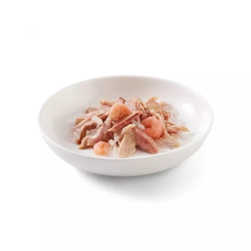 SCHESIR želejā Tunzivs ar garnelēm - mitrā kaķu barība - 85 g