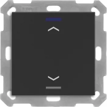 MDT BE-TAL550106.A1 KNX spiedpoga Light 55 1-virziena RGBW Melna matēta Jalousie 1 (BE-TAL550106.A1)