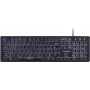 Perixx PERIBOARD-317 DE B bezvadu tastatūra vācu, QWERTZ melna ar fona apgaismojumu (PERIBOARD-317 DE B)