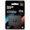 Silicon Power Hypera microSDXC zibatmiņas karte, 256 GB — 10. klase, UHS-I U3, V30, A1, nolasīšana 880 MB/s, rakstīšana 700 MB/s