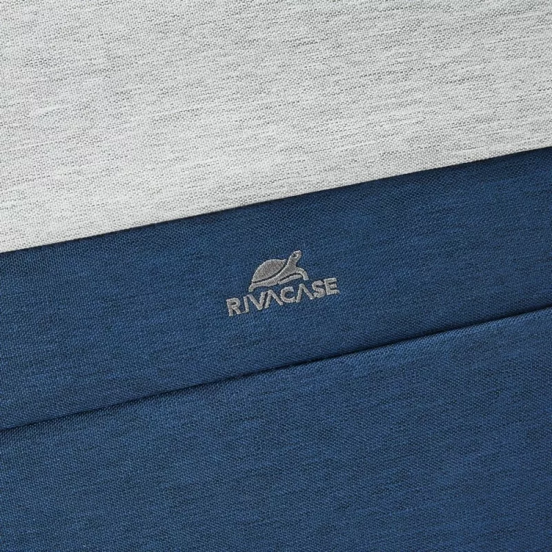 Rivacase Prater klēpjdatora soma 10,1 collu–14 collu klēpjdatoriem, pelēka/tumši zila