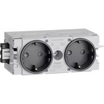 Hager Dado Trunking spraudņa modulis (W x H x T) 120 x 50 x 61 mm GS20009011 1 gab. grafīta melns (RAL 9011) (GS20009011)
