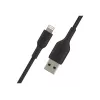 Pīts USB-Lightning kabelis 1m Melns