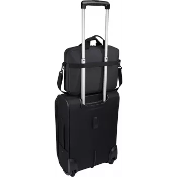 Case Logic Huxton | Piemērots līdz 13,3 collu izmēram | Laptop portfelis | Melns | Plecu siksna