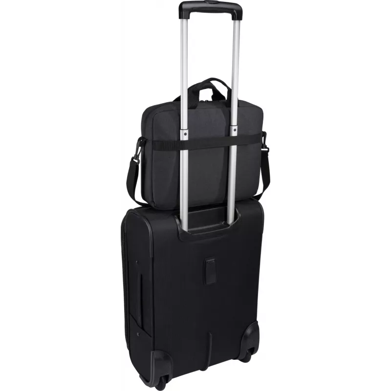 Case Logic Huxton | Piemērots līdz 13,3 collu izmēram | Laptop portfelis | Melns | Plecu siksna