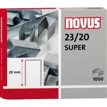Skavu iepakojums Novus 23/20 SUPER 1000 skavas 042-0240
