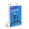 Savio CL-40/M HDMI (M) - micro HDMI (M) kabelis ar Ethernet, 2m, Melns