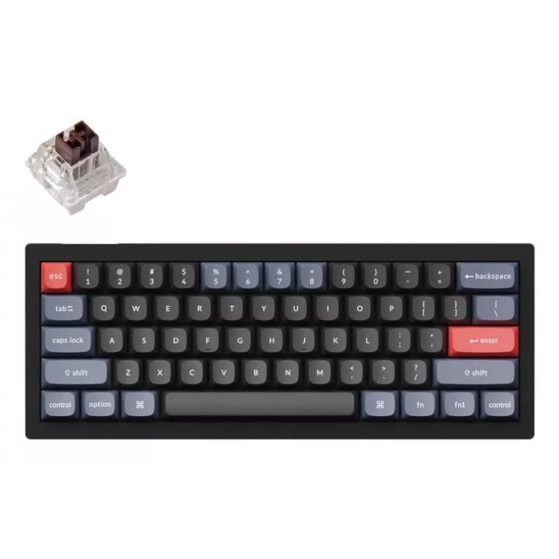Tastatūra Wrl V4 RGB/CARBON Melns V4-B3 Keychron