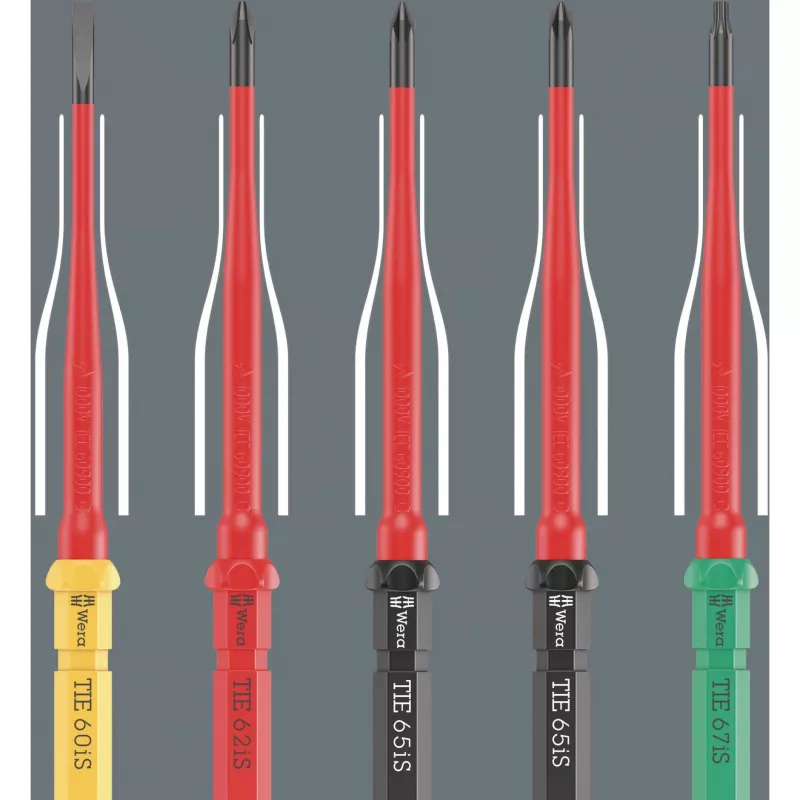 Wera Kraftform Kompakt VDE 16 Torque extra plāns skrūvgriežu komplekts (05006609001)