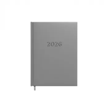 Plānošanas piezīmju kalendārs 2026 A5 pelēks