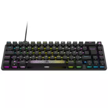 Corsair K65 PRO MINI klaviatūra, spēļu, USB, QWERTZ, vācu, melna