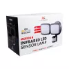 LED sienas lampa MACLEAN MCE524 ar PIR kustības sensoru, modelis MCE524 B