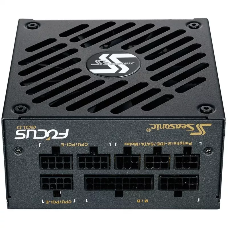 Barošanas bloks Seasonic FOCUS SGX-650, 650 W, 20+4 kontaktu ATX, SFX, melns