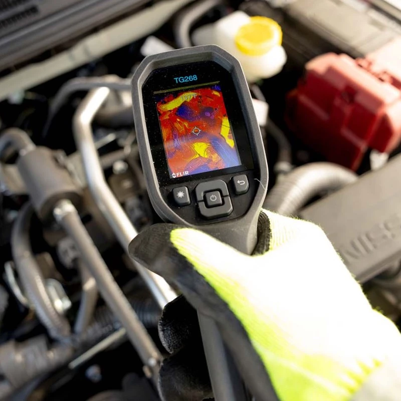 FLIR TG268 infrasarkano staru termometrs -25 līdz +400°C Melns Iebūvēts displejs LCD 320 x 240 pikseļi