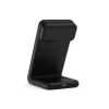 Iekštelpu lādētājs Crong CRG-MSPS-BLK viedpulkstenim melns Lightning USB bezvadu