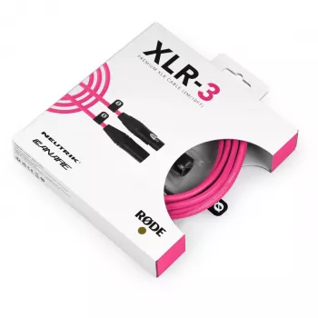 RØDE XLR3M-P audio kabelis 3 m XLR rozā