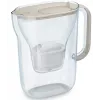 Ūdens filtra krūze BRITA Style Essential 2,4 L ar 3 maiņas kasetnēm (smilšu krāsa)