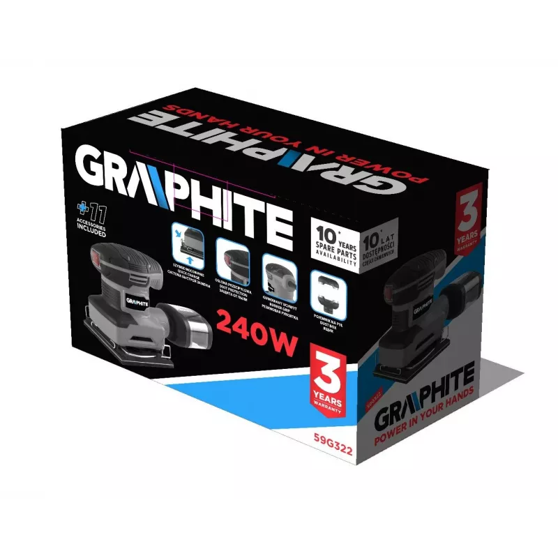 Graphite 59G322 grīdas pulēšanas/slīpēšanas mašīna