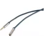 shiverpeaks sp-PROFESSIONAL Audio kabelis 5 m 3,5 mm zils - hroms (SP30808-plāns)