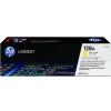 HP 128A Yellow Original LaserJet Tonera kasetne, 1300 lapas, Dzeltena, 1 gab.