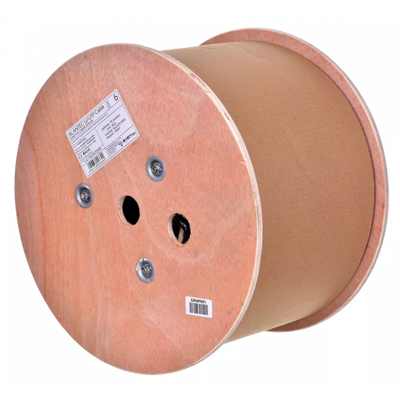 Alantec KIU6OUTZ305 tīkla kabelis 305 m Cat6 U/UTP (UTP) Melns