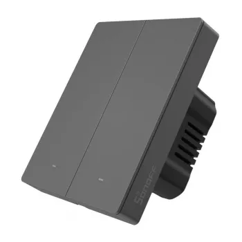 Viedais sienas slēdzis Sonoff M5-2C-80 Wi‑Fi, 2 ķēdēm, modelis M5-2C-80