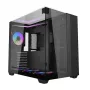 Darkflash TH285 datora korpuss (melns) + 4 ventilatori