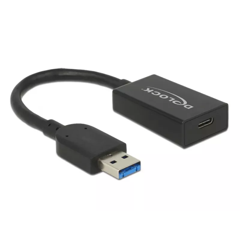 USB kabelis DeLOCK 65698 USB 3.2 Gen 2 0.15 m USB A USB C Melns