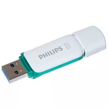 Philips FM25FD75B USB zibatmiņa 256 GB USB Type-A 3.2 Gen 1 (3.1 Gen 1) Tirkīzzila, Balta