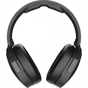 Austiņas Skullcandy Hesh Evo — vadu un Bluetooth 5.0, 36 h akumulators, USB-C, 3,5 mm, salokāmas, trokšņu slāpēšana, melnas