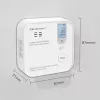 Oglekļa monoksīda sensors QOLTEC 52577 — ar baterijām darbināma signalizācija, 85 dB skaņas līmenis