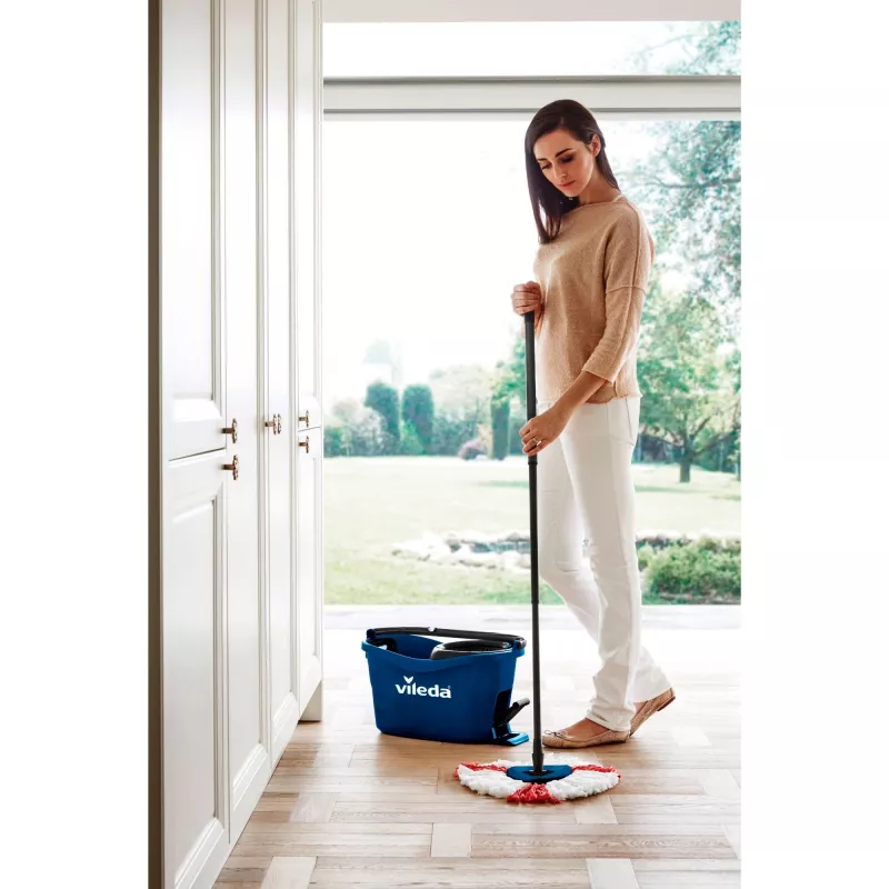 Grīdas mops VILEDA TurEasyWring & Clean Box 167756 ar spaini un izspiedēju