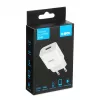 Strāvas lādētājs iBOX C-41 USB 2A, 1 USB ports, microUSB kabelis, Balts