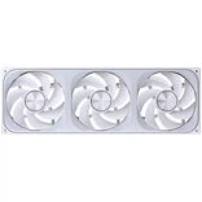 Jonsbo ZA-420WR 3×140 mm PWM Reverse ARGB balts ventilatoru komplekts
