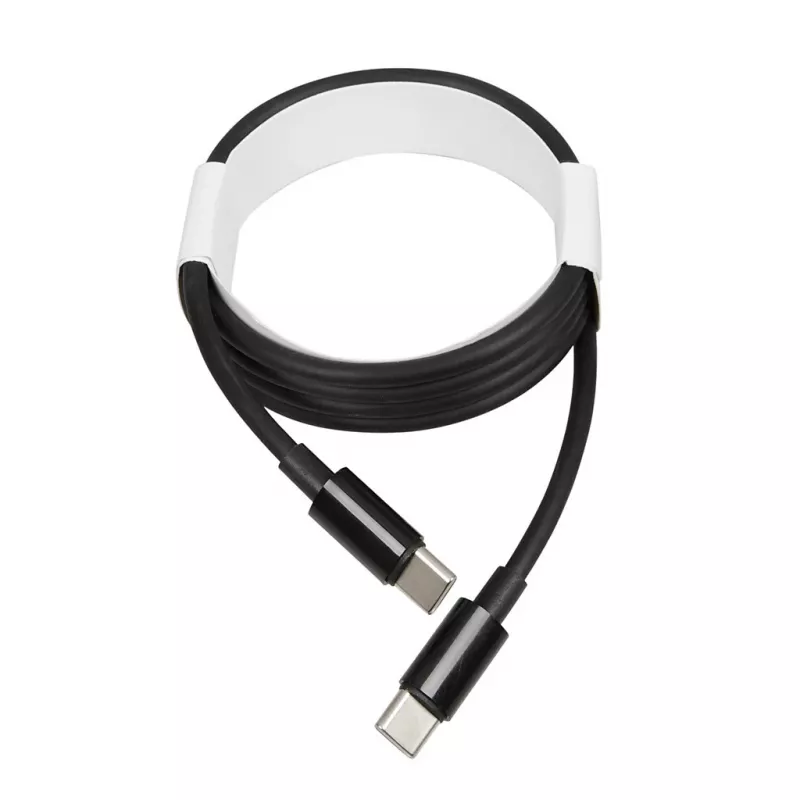 iBOX IKUTC USB-C kabelis 60W 1m melns