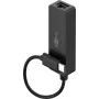 Goobay USB-C–Ethernet adapteris, melns – datora vai Apple MacBook savienošanai ar tīklu (76579)