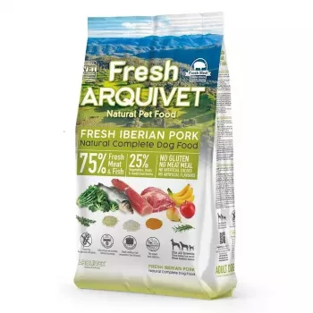 ARQUIVET Fresh Iberian Pork un fish - pusmitra suņu barība - 2,5kg
