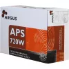 INTER TECH Argus APS-720W - Barošanas bloki (115-230 V, 20+4 kontaktu ATX, 47-63 Hz, 12V1,+12V2,+3.3V,+5V,+5Vsb,12V, aktīvs, ATX, melns)