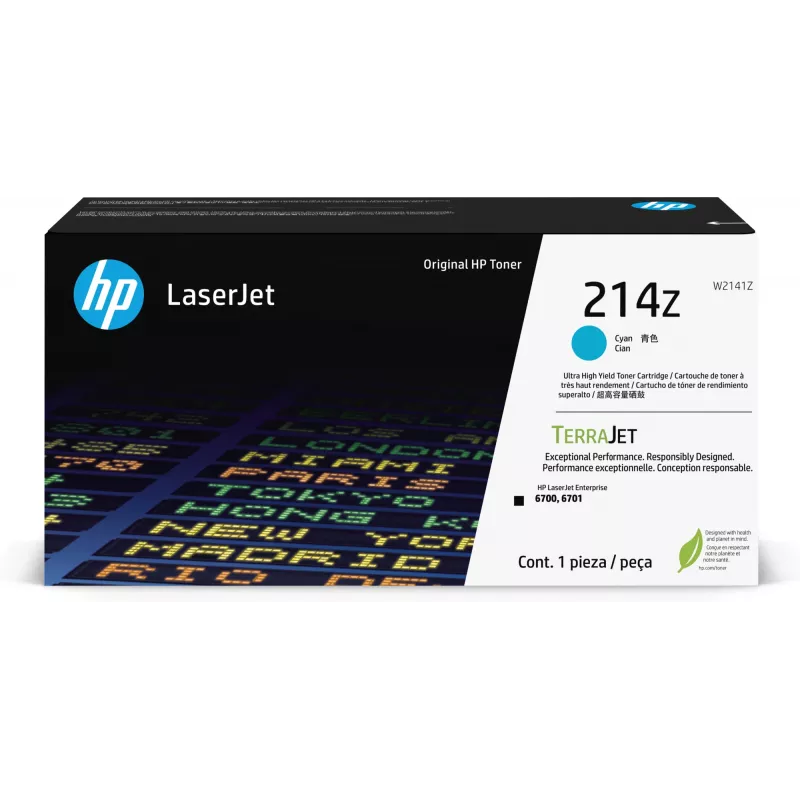 HP 214Z Ultra High Yield ciāna Oriģināls LaserJet tonera kasete