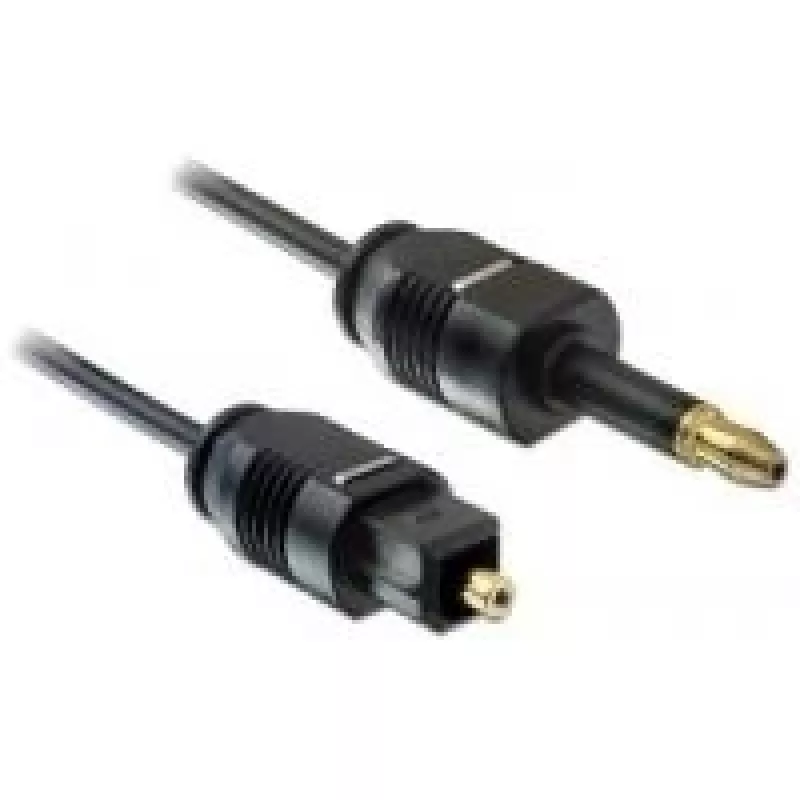 Toslink audio kabelis DeLOCK 82875 1m Mini-TOSLINK melns