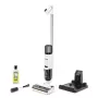 Grīdas mazgāšanas putekļsūcējs Karcher FCV2 Natural N 1.056-101.0 — akumulators 21,6 V, darbības laiks 25 min, 160 W, sausā un slapjā tīrīšana, bez maisiņa, LED displejs