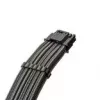 CableMod ModMesh 12V-2x6 PCIe kabelis Corsair Type 5 RMx Shift barošanās blokiem, 90° savienotājs, ogles krāsā, 65 cm