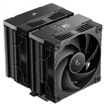 Gaisa dzesētājs DeepCool AK620 G2 Digital NYX, 120 mm ventilators, maks. gaisa spiediens 2.78 mmH2O, 144×127×159 mm, melns