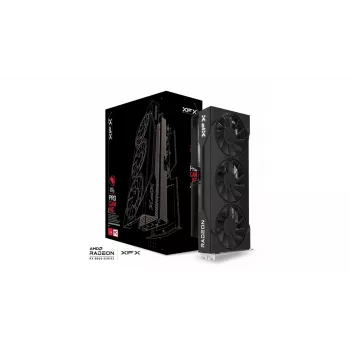 Grafikas karte XFX Radeon RX 9060 XT 16GB GDDR6, 128-bit, PCIe 5.0, 3 ventilatori, 3 displeji, 290×124×49 mm