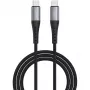 USB kabelis 4smarts 541454 1,5m USB C melns