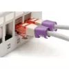 Krāsu kodu klips Digitus Color clips komutācijas kabelim A-CC-VI PVC violets