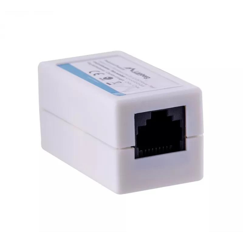 Tīkla sadalītājs LANBERG AD-RJ45-RJ45-OU6 — balts RJ-45 1 ieeja uz 1 izeju