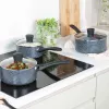 Kastroļu komplekts Russell Hobbs Nightfall Stone 3-gab. 16/18/20 cm, nepiedegošs