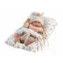 Lelle Llorens Mimi Baby 42 cm — raudoša lelle ar reālistiskām iezīmēm un mīkstu ķermeni